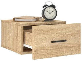 vidaXL Κομοδίνα Επιτοίχια 2 τεμ. Sonoma Δρυς 35 x 35 x 20 εκ.