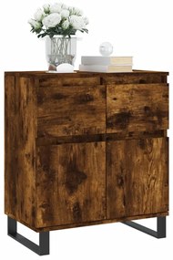 vidaXL Ντουλάπι Καπνιστή Δρυς 60x35x70 εκ. από Επεξεργασμένο Ξύλο