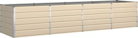 vidaXL Γλάστρα Ελεφαντόδοντο 385 x 100 x 75 εκ Επικαλυμμένος Χάλυβας