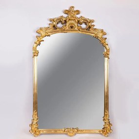 Καθρέπτης Τοίχου 751-12020 84x132cm Gold Estheti Home Πολυρεσίνη