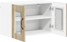 vidaXL Ραφιέρα τοίχου LUCCA 2 pcs Sonoma Δρυς 60 x 31 x 40 εκ