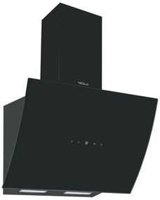 Εντοιχιζόμενος απορροφητήρας Tesla DD600AB, 190W, 1 μοτέρ, Διακοσμητικός, 60 cm, 630 m3/h, Φίλτρα αλουμινίου, Μαύρο