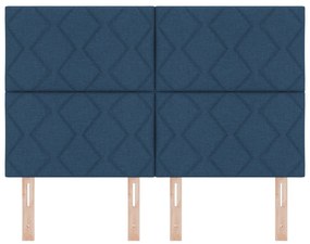 vidaXL κεφαλάρι  Μπλε 140 cm Υφασμάτινο Διαμαντιών