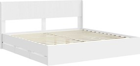 vidaXL Καλάθι με αποθήκη και κεφαλάρι Λευκό 180 x 200 cm