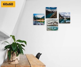Σετ εικόνων με μαγευτικό ορεινό τοπίο - 4x 60x60