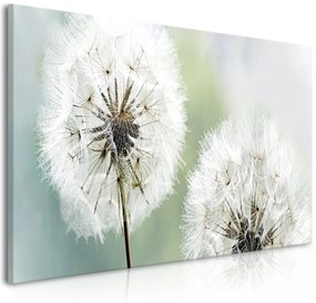 Πίνακας - Fluffy Dandelions (1 Part) Green Wide 100x45