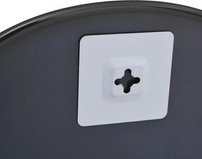 vidaXL Καθρέφτης Τοίχου Μαύρος 30x25 εκ.