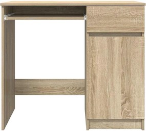 vidaXL Γραφείο Sonoma Δρυς 86x49x76 εκ. από Επεξεργασμένο Ξύλο