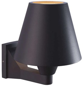 Φωτιστικό Τοίχου - Απλίκα LG2121G 17,5x22,2x22,2cm 1xE27 15W IP65 Dark Grey Aca Aluminum,PC