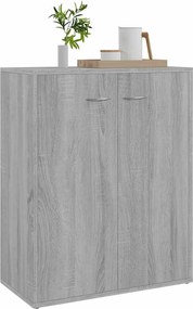 vidaXL Ντουλάπι Γκρι Sonoma 60x30x75 εκ. από Επεξεργασμένο Ξύλο