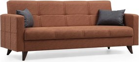 3-Seat Sofa-Bed Polya - Tile Red Tile Red