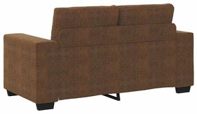 vidaXL Καναπές 2 pcs Καφέ 221 x 78 x 80 εκ Τεχνητό δέρμα