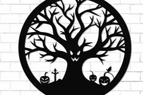 Intra απο ξύλο plywood  Χρώμα wenge 3mm-4mm πάχος - Halloween Decor Wall Δίασταση 15x15 cm INTRAFABR-108492651