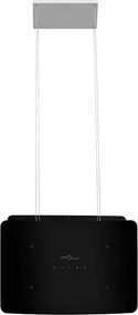 vidaXL Απορροφητήρας Νησίδα Κρεμαστός Αφής με LCD από Ψημένο Γυαλί