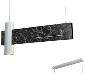 Φωτιστικό Οροφής - Ράγα Led DCR21LEDP60B 1XGU10- 12W Led 3000K 960lm 60Χ7ΧΗ120 Black Aca Decor Metal