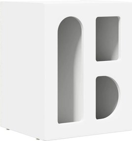 vidaXL Κομοδίνο Λευκό 40 x 35 x 50 εκ. Επεξεργασμένο ξύλο