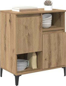 vidaXL Πλαϊνό γραφείο Artisan Oak 60 x 35 x 70 cm Επεξεργασμένο ξύλο