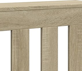 vidaXL Κάλυμμα Καλοριφέρ Sonoma Δρυς 175x20x82 εκ. Επεξεργασμένο Ξύλο