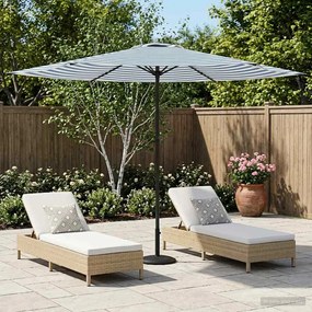 vidaXL Ομπρέλα Κήπου με Βάση 300 x 300 cm Πολυεστέρας Ορθογώνιος