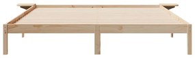 vidaXL Κρεβατοκάμαρα με Πλαϊνά Τραπέζια Φυσικό 180 x 210 cm