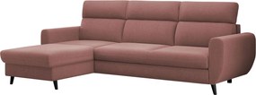 Γωνιακός Καναπές Torro Mini-Αριστερή-Ροζ