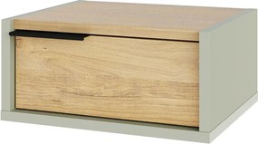 Κομοδίνο Στάχτης Πράσινο / Sapphire Δρυς CUTROL 40x30x18.8