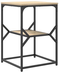 vidaXL Τραπέζι Πλευρικό Σονομά Οξιάς 41x40x60 εκ Κατασκευασμένο Ξύλο
