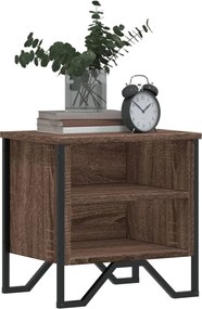 vidaXL Κομοδίνο Χρώμα Καφέ Δρυς 40 x 30 x 40 εκ. Επεξεργασμένο Ξύλο