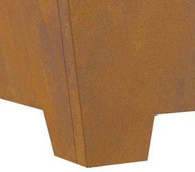 vidaXL Φωτιά Καφέ 80 x 80 x 40 cm Ατσάλι καιρό