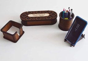 Intra απο ξύλο plywood 3mm-4mm πάχος - Desk Organizer Σετ 3 mm Δίασταση 30x30 cm Intraeaxys-d1lv69zo