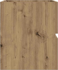 vidaXL Ντουλάπι Νιπτήρα Αρτισιανή Δρυς 90x38,5x45εκ Επεξεργασμένο Ξύλο