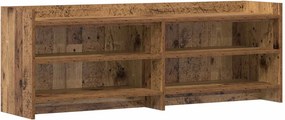 vidaXL Ντουλάπι TV 130 x 33 x 47 cm Παλαιωμένο ξύλο