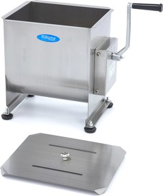 Meat Mixer - 20L - 16kg Meat - Single Axle - Manual