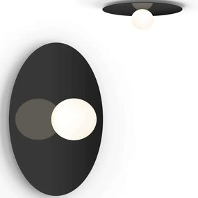 Φωτιστικό Τοίχου - Οροφής Bola Disc 22/6 10700 18,2x55cm Dim Led 1100lm 12W Black Pablo Designs