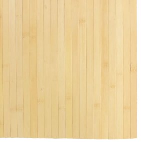 vidaXL Χαλί Ορθογώνιο Ανοιχτό Φυσικό 80 x 300 εκ. Μπαμπού