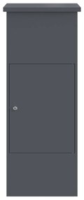 vidaXL Θυρίδα Πακέτων Ανθρακί 44.5 x 29 x 110.5 εκ Ατσάλι