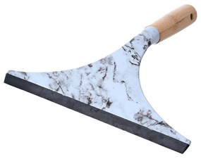 Καθαριστής Τζαμιών Χειρός Με Λάστιχο Bamboo Essentials 04-14346 Natural-Marble Estia Plastic,Bamboo