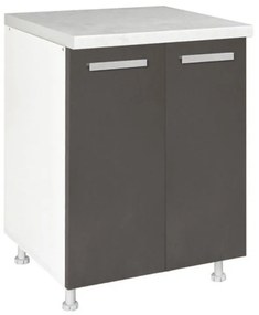 Floor Kitchen Cabinet IN D60 Γκρί