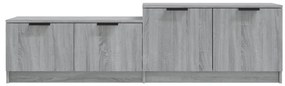 vidaXL Έπιπλο Τηλεόρασης Γκρι Sonoma 158,5x36x45εκ. Επεξεργασμένο Ξύλο