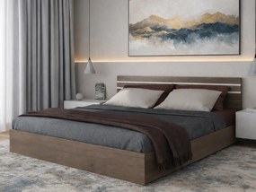 Ημίδιπλο Κρεβάτι Wenge RILEY 205x126x85