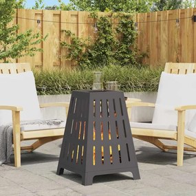 vidaXL Φωτιά Μαύρο 50 x 50 x 70 cm Κρύα έλαση από χάλυβα