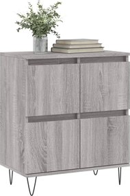 vidaXL Ντουλάπι Γκρι Sonoma 60x35x70 εκ. από Επεξεργασμένο Ξύλο