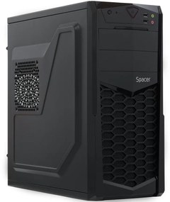 Spacer SPC-KRYPTON Midi Tower Κουτί Υπολογιστή, Μαύρο
