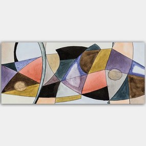 Πίνακας Καμβάς 451ERN1733 120x50cm Multi Wallity Οριζόντιοι Ξύλο, Καμβάς