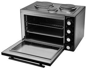 Ηλεκτρικό Φουρνάκι Compact Cooker 2950W 48Lt Με 3 Εστίες Και Λειτουργία Αέρα - Estia