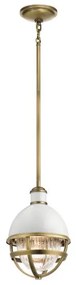 Κρεμαστό Φωτιστικό Οροφής 1xE27 Φ20cm Tollis Quintiesse Elstead Lighting QN-TOLLIS-MP-NBR Ορείχαλκος