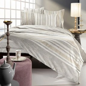 Σεντόνια Lexus (Σετ 3τμχ) Ecru-Grey Guy Laroche Single 165x265cm 100% Cotton Percale