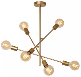 Φωτιστικό Οροφής Lucide 21119-06-02 LESTER Χρυσό Χρώμα (Gold Coloured)