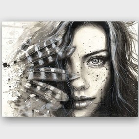 Πίνακας Γυάλινος 402MGN2590 100x70cm Multi Wallity Οριζόντιοι Glass
