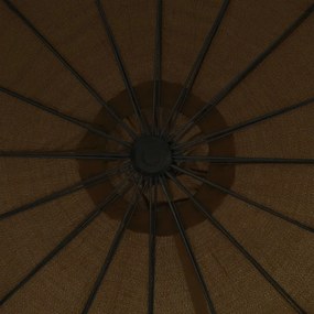 Ομπρέλα Κρεμαστή Taupe 3 μ. με Ιστό Αλουμινίου - Μπεζ-Γκρι